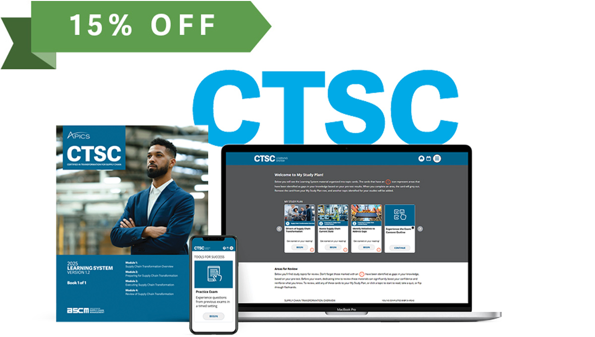Ctsc Sticker CTSC - Certified in Transformation for Supply Chain | ASCM