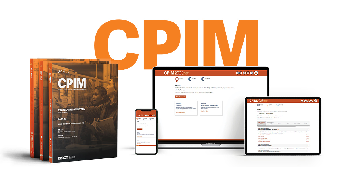 Get Certified in Planning and Inventory Management (CPIM)