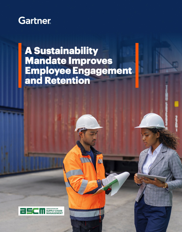 ASCM/Gartner Supply Chain Sustainability Study