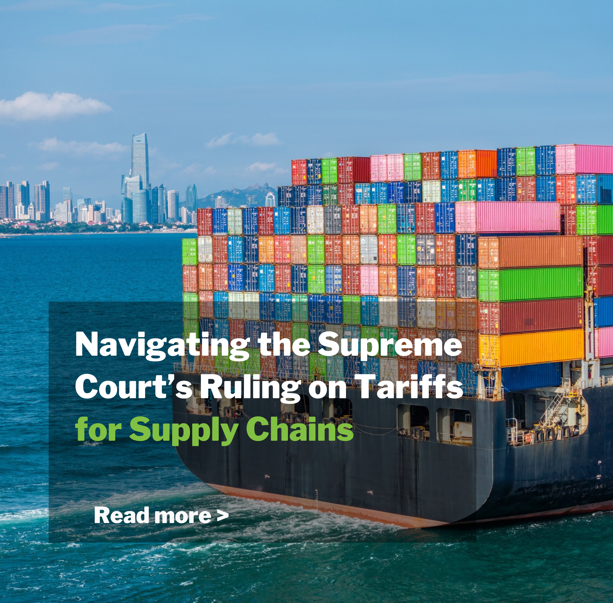 Navigating the Supreme Court's Ruling on Tariffs for Supply Chains