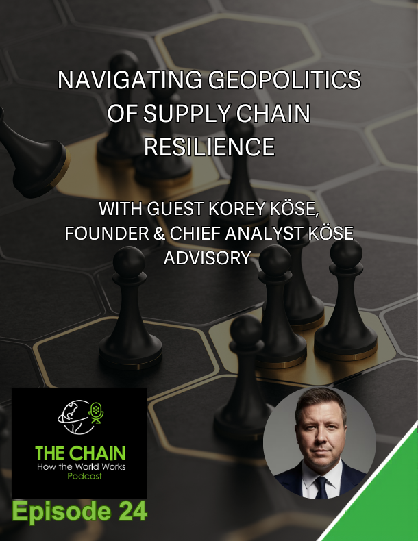 Episode 24: Navigating Geopolitics of Supply Chain Resilience with Köse Advisory